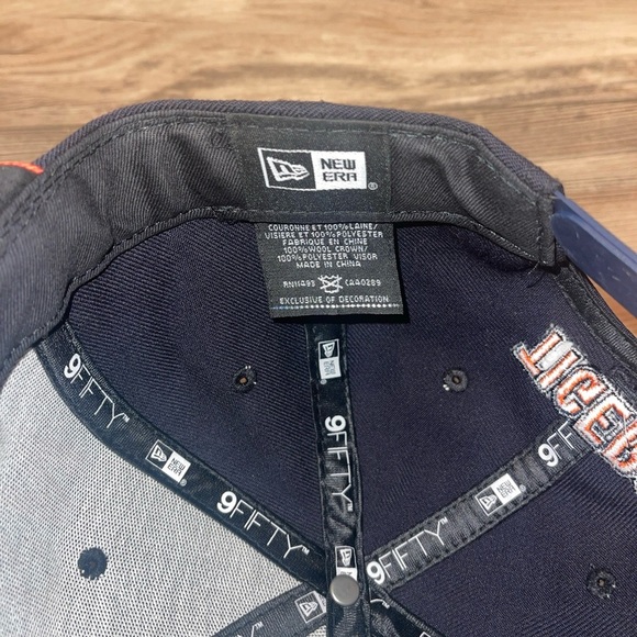 Auburn Tigers Embroidered Adjustable Hat 9FIFTY New Era Baseball Cap Flat Brim - Picture 4 of 6